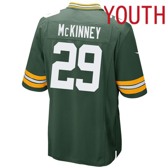 Youth Green Bay Packers 29 Xavier McKinney Nike Home Game green 2024 NFL Jersey